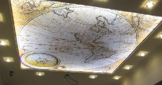 Натяжной потолок с фотопечатью Котлас, цена от 6245 руб.